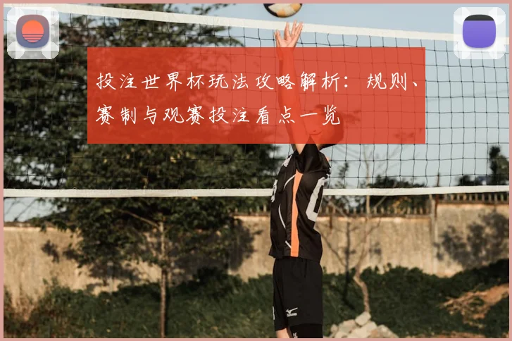 投注世界杯玩法攻略解析：规则、赛制与观赛投注看点一览
